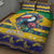 Brazil Christmas Quilt Bed Set Toco Toucan Flag Style - Wonder Print Shop