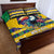 Brazil Christmas Quilt Bed Set Toco Toucan Flag Style - Wonder Print Shop