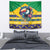 Brazil Christmas Tapestry Toco Toucan Flag Style