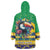 Brazil Christmas Wearable Blanket Hoodie Toco Toucan Flag Style