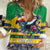 Brazil Christmas Women Casual Shirt Toco Toucan Flag Style