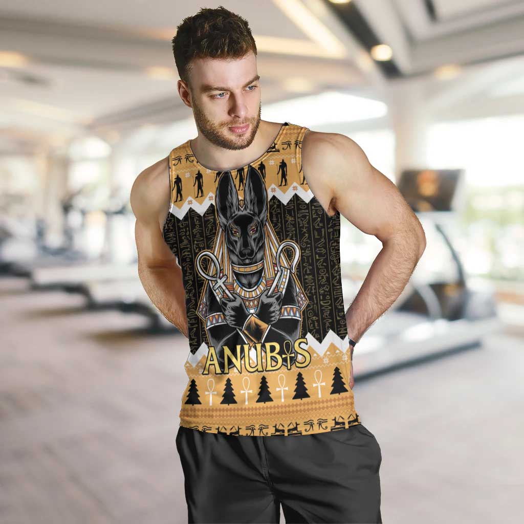 Ancient Egyptian Christmas Men Tank Top Anubis Eid Milad Majid - Wonder Print Shop