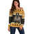 Ancient Egyptian Christmas Off Shoulder Sweater Anubis Eid Milad Majid - Wonder Print Shop