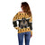 Ancient Egyptian Christmas Off Shoulder Sweater Anubis Eid Milad Majid - Wonder Print Shop