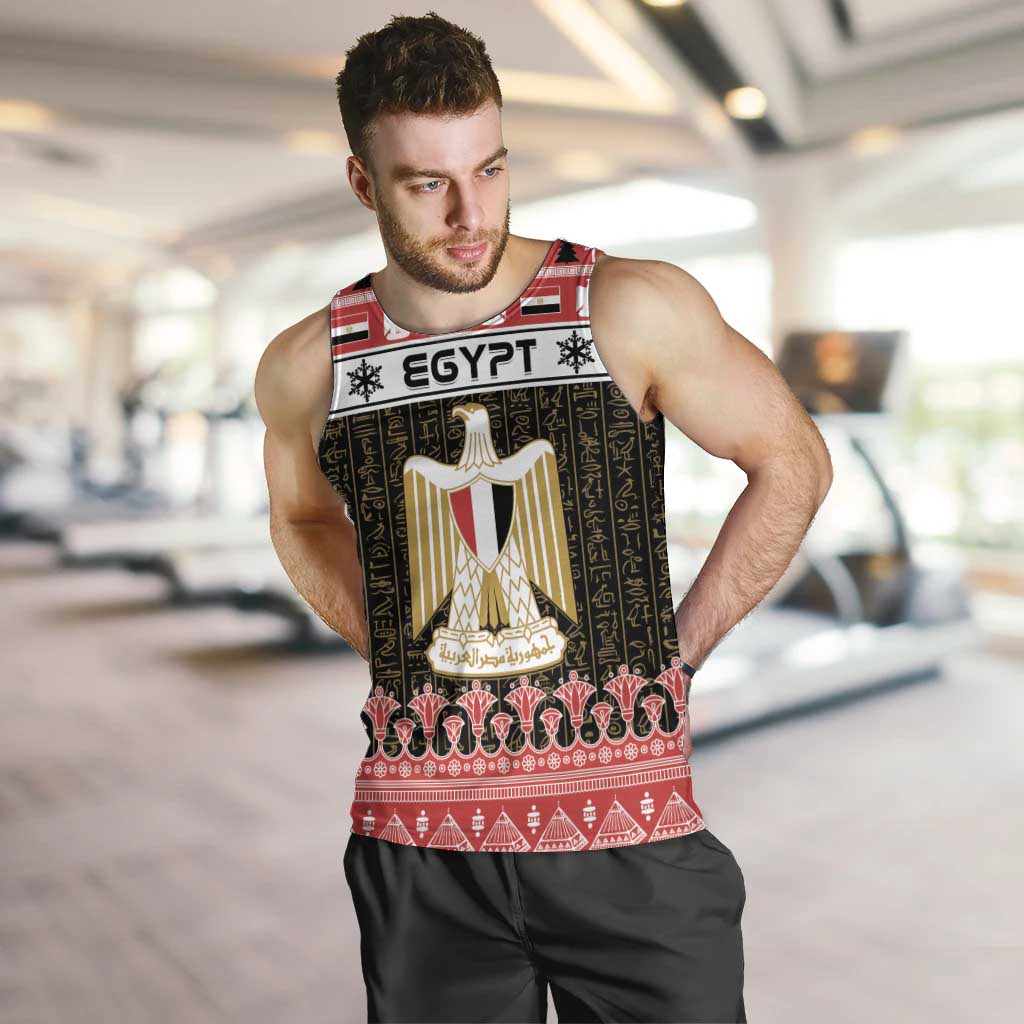 Egypt Christmas Men Tank Top Coat Of Arms Eid Milad Majid - Wonder Print Shop