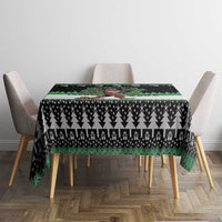 Funny Bigfoot 67 Six Seven Christmas Tablecloth Squatching Through The Snow - Wonder Print Shop