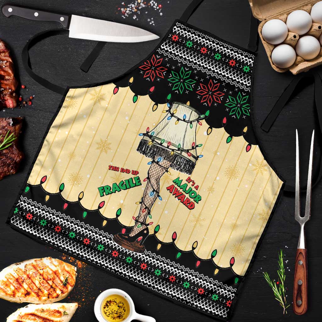 Christmas Story Apron Fragile Leg Lamp - Wonder Print Shop