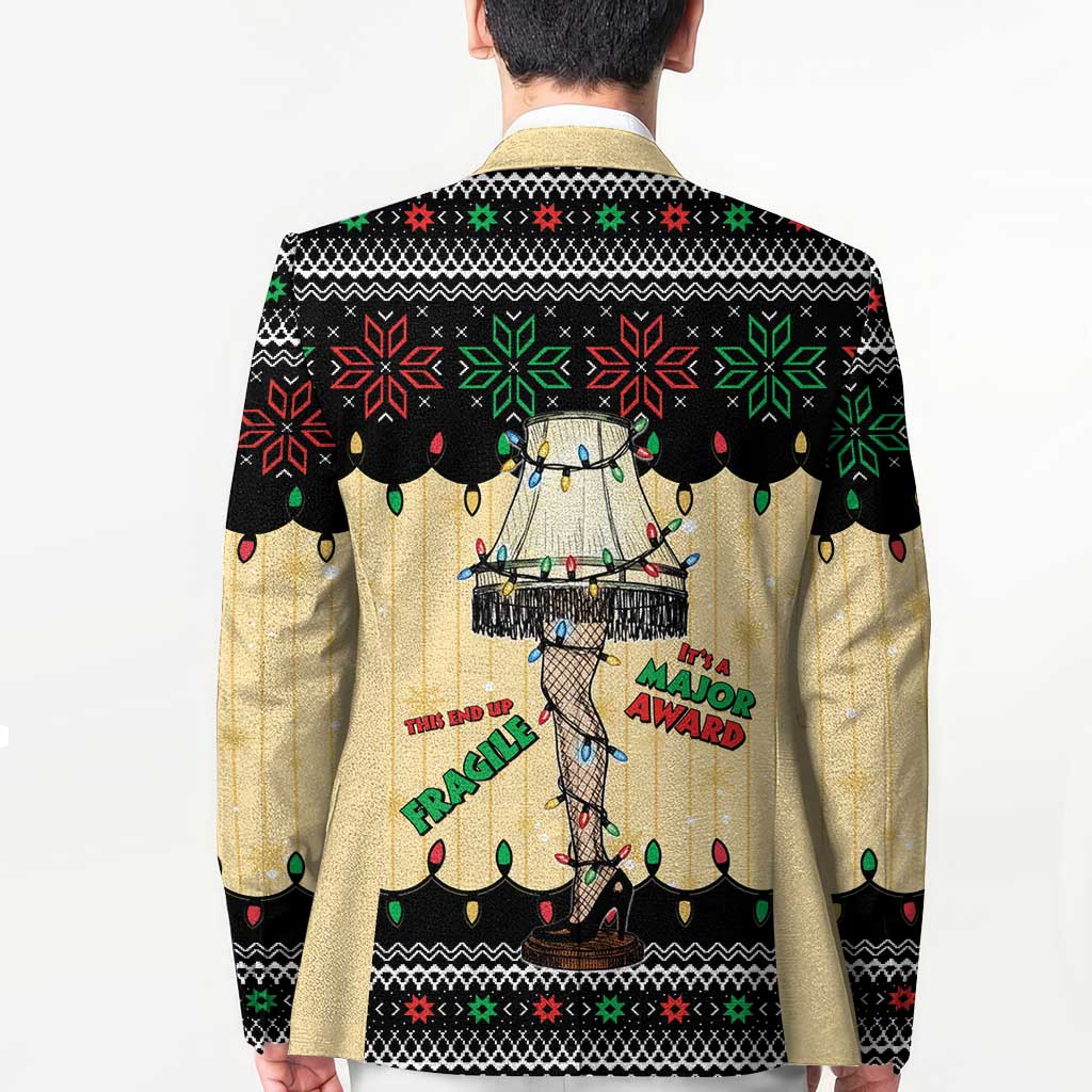 Christmas Story Blazer Fragile Leg Lamp - Wonder Print Shop
