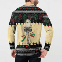 Christmas Story Button Sweatshirt Fragile Leg Lamp - Wonder Print Shop