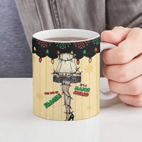 Christmas Story Ceramic Mug Fragile Leg Lamp - Wonder Print Shop