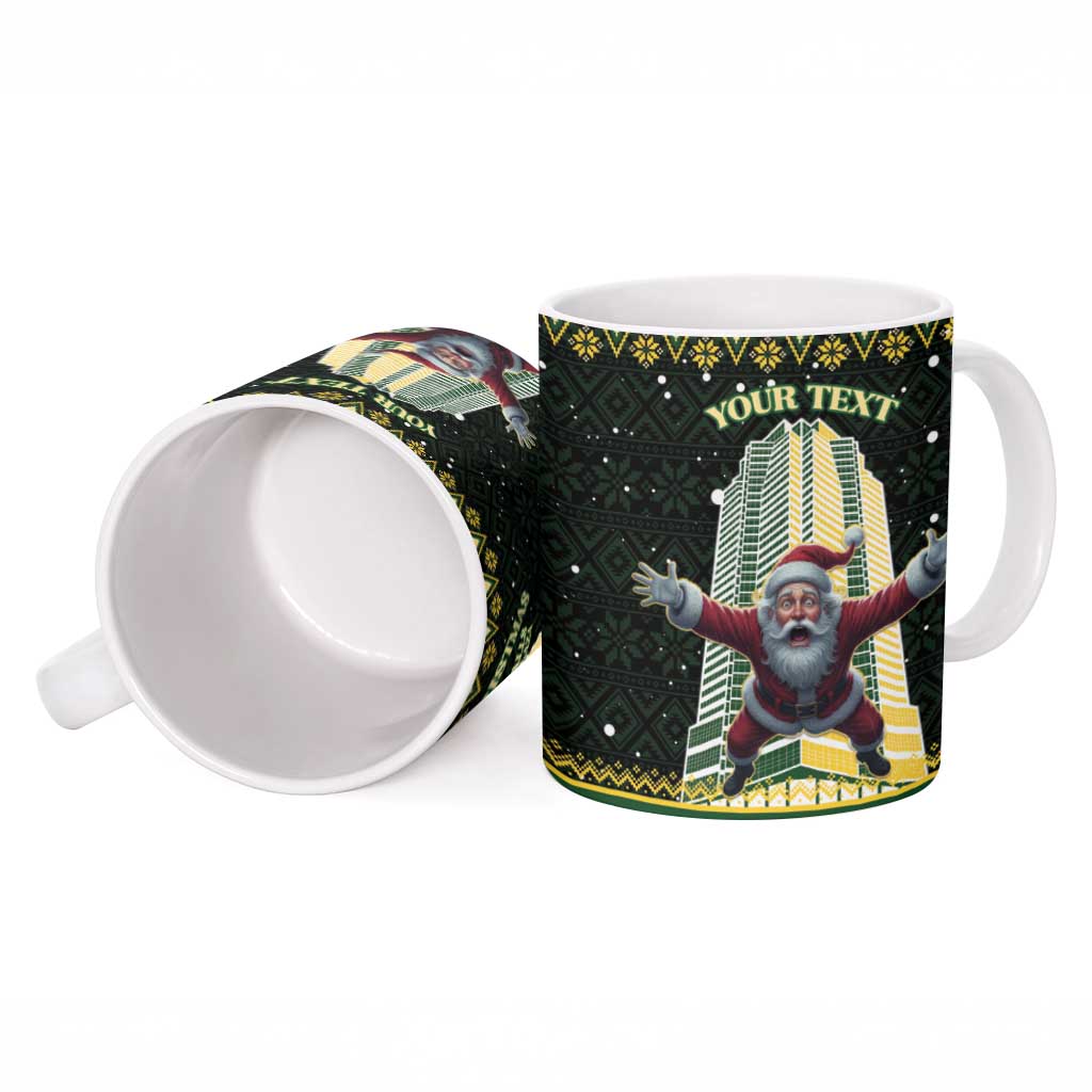 Personalised Nakatomi Plaza Ceramic Mug It's Not Xmas Until Santa Falls - Wonder Print Shop
