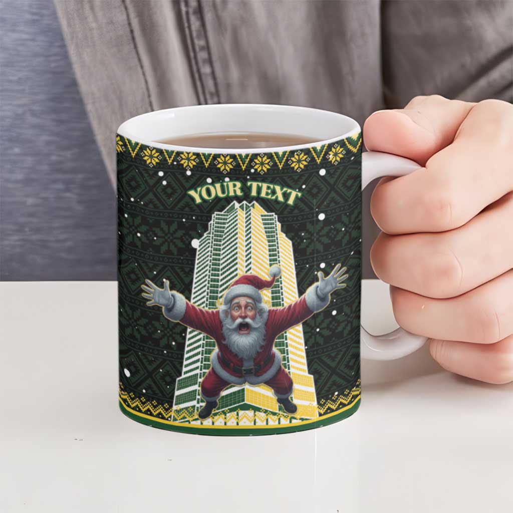 Personalised Nakatomi Plaza Ceramic Mug It's Not Xmas Until Santa Falls - Wonder Print Shop