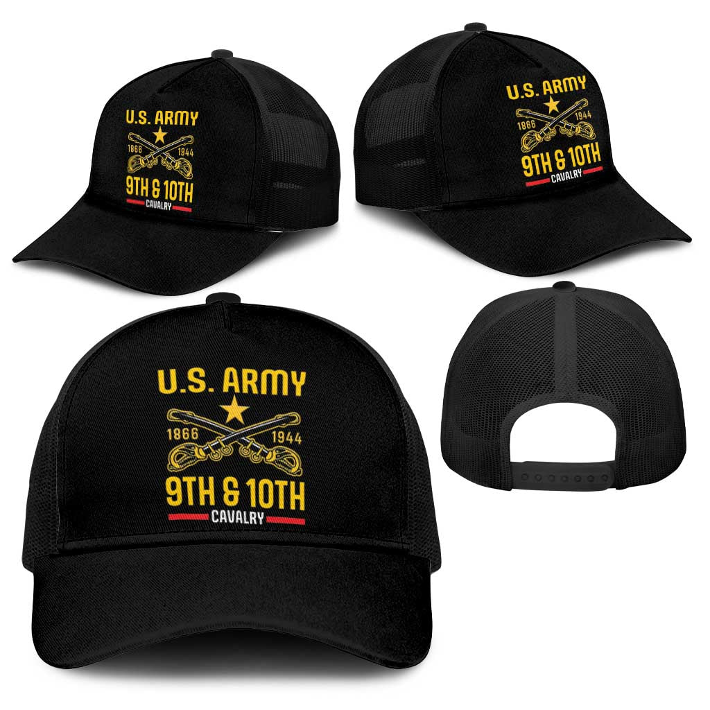 Buffalo Soldiers 9th and 10th Cavalry Baseball Net Cap American Heroes - Wonder Print Shop