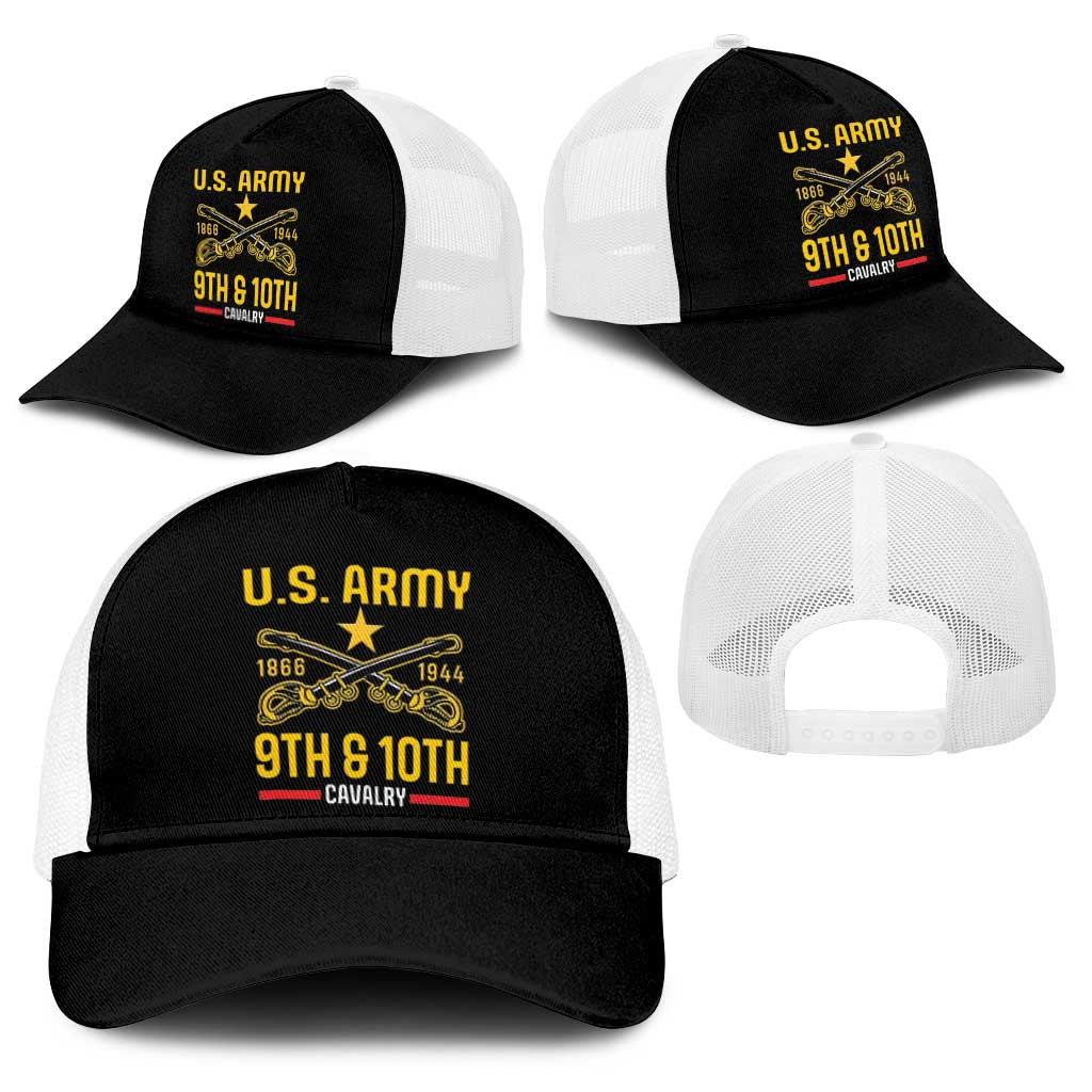 Buffalo Soldiers 9th and 10th Cavalry Baseball Net Cap American Heroes - Wonder Print Shop