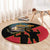 Personalised Angola Day of the Armed Struggle Round Carpet 4 De Fevereiro