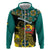 Personalised Mozambique Hoodie African Elephant With Coat Of Arms - Wonder Print Shop