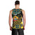 Personalised Mozambique Men Tank Top African Elephant With Coat Of Arms