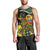 Personalised Mozambique Men Tank Top African Elephant With Coat Of Arms