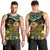 Personalised Mozambique Men Tank Top African Elephant With Coat Of Arms