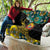 Personalised Mozambique Quilt African Elephant With Coat Of Arms - Wonder Print Shop