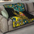 Personalised Mozambique Quilt African Elephant With Coat Of Arms - Wonder Print Shop