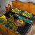 Personalised Mozambique Quilt Bed Set African Elephant With Coat Of Arms - Wonder Print Shop