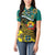 Personalised Mozambique Women Polo Shirt African Elephant With Coat Of Arms - Wonder Print Shop