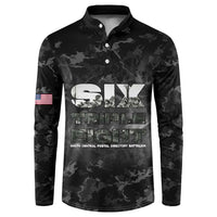 African American Heroes Button Sweatshirt Six Triple Eight - Camo Style