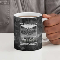 African American Heroes Ceramic Mug Six Triple Eight - Camo Style