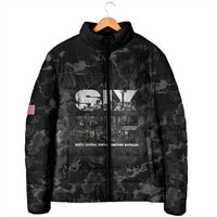 African American Heroes Padded Jacket Six Triple Eight - Camo Style