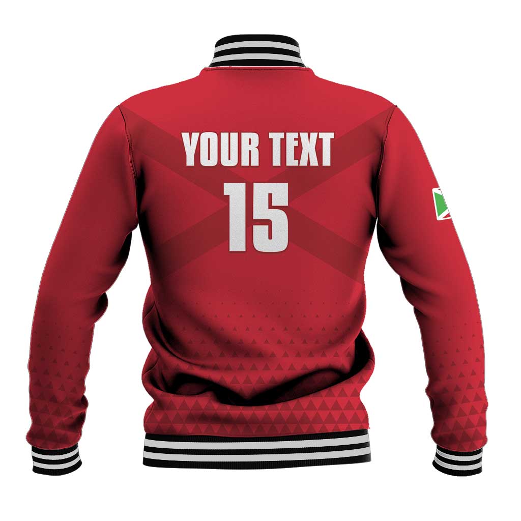 Custom Burundi Football Baseball Jacket Come On Intamba