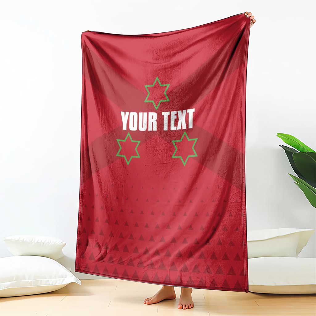 Custom Burundi Football Blanket Come On Intamba