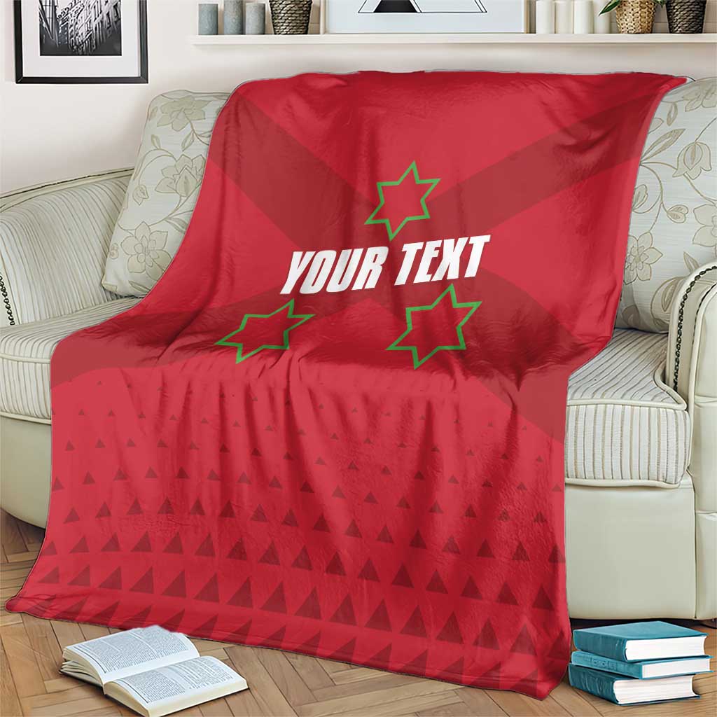 Custom Burundi Football Blanket Come On Intamba