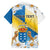 Personalized Islas Canarias Hawaiian Shirt Coat Of Arms With Argyranthemum Frutescens