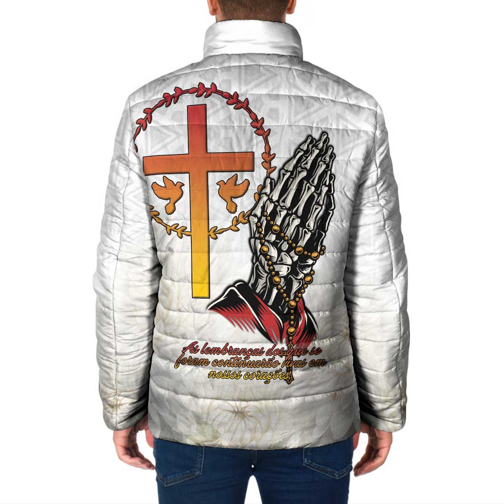 Angola All Souls Day Padded Jacket Together in Remembrance - Wonder Print Shop
