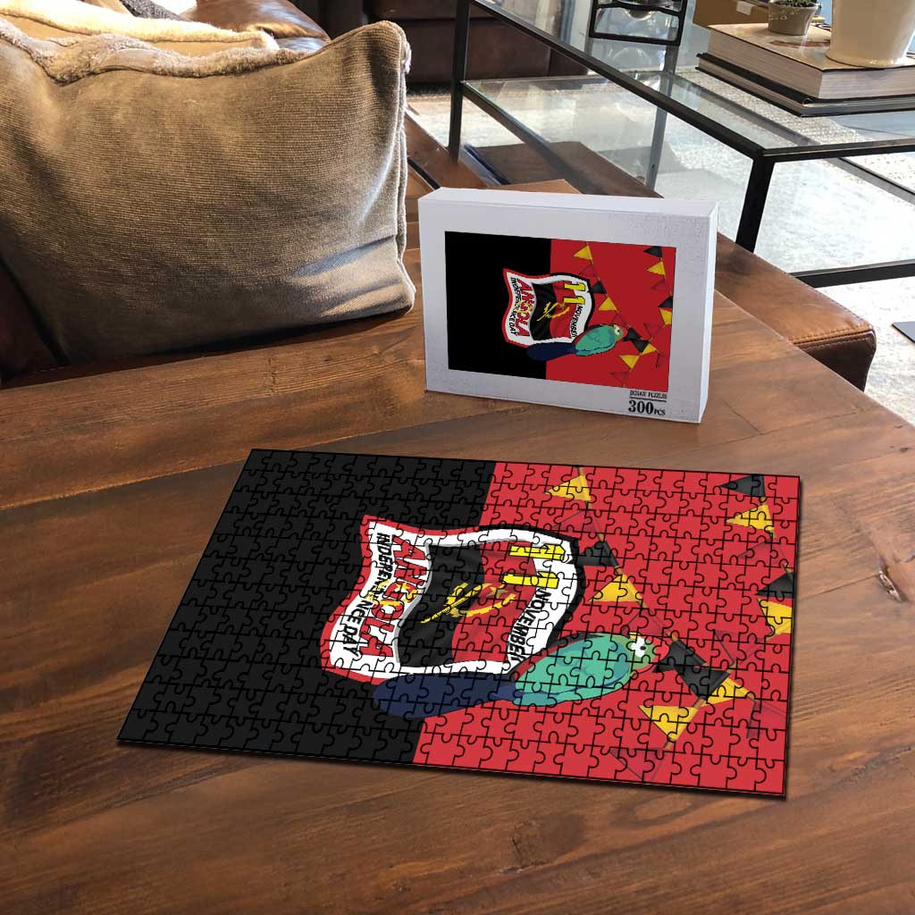 Happy Angola Puzzle 50 Years of Independence - Wonder Print Shop
