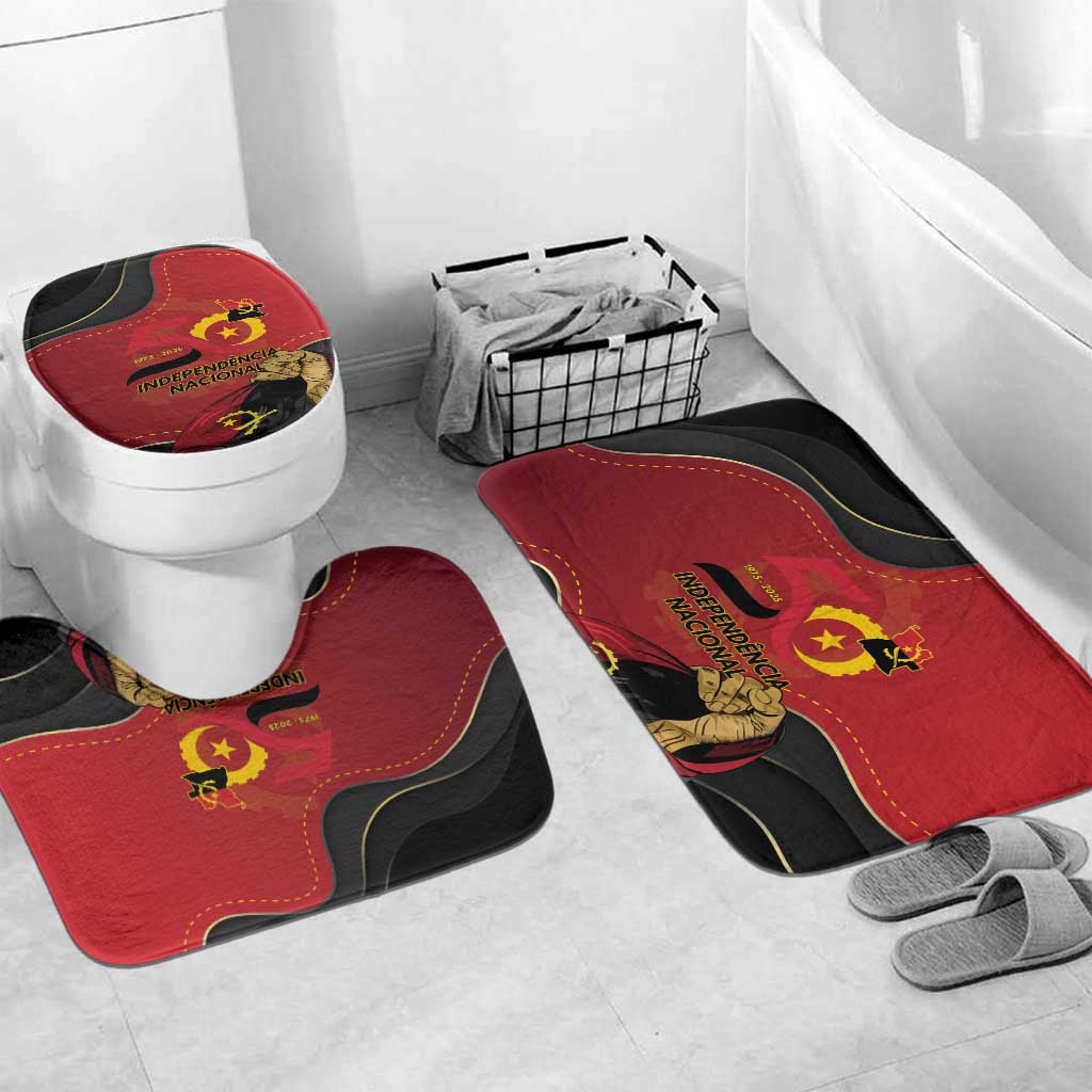 Angola Independence Day Bathroom Set Virtue Is Stronger When United - Wonder Print Shop