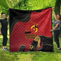 Angola Independence Day Quilt Virtue Is Stronger When United - Wonder Print Shop