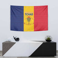 Chad Tapestry Coat Of Arms - Flag Style - Wonder Print Shop