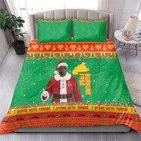 Burkina Faso Christmas Bedding Set I Stand With Traore - Wonder Print Shop