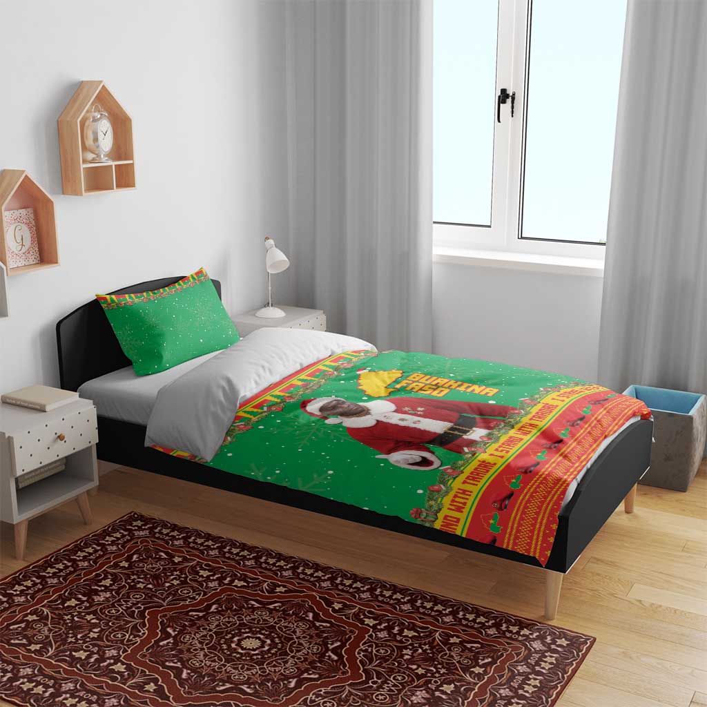 Burkina Faso Christmas Bedding Set I Stand With Traore - Wonder Print Shop