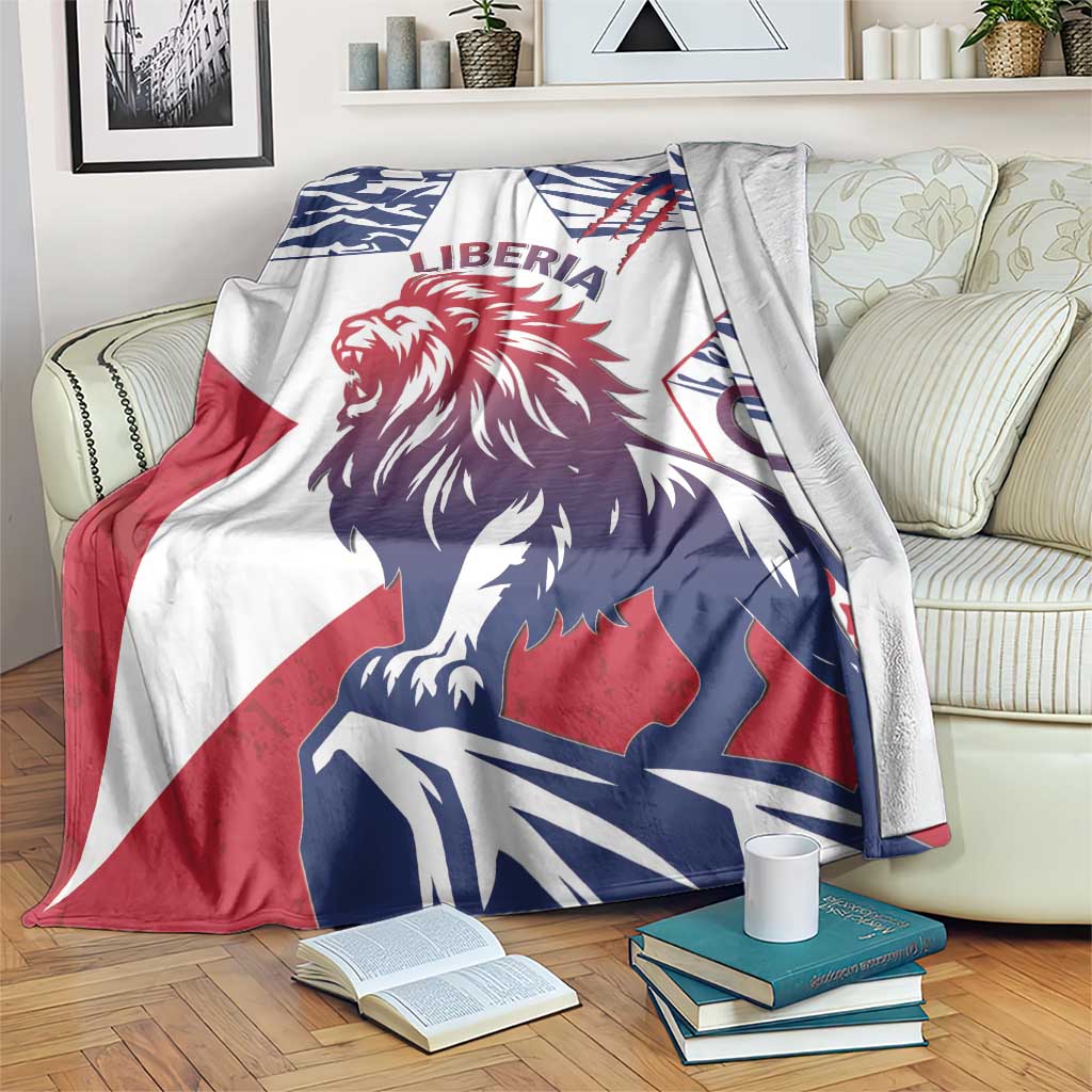 Liberia Lion Blanket Grunge Style