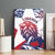 Liberia Lion Canvas Wall Art Grunge Style - Wonder Print Shop