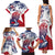 Personalised Liberia Lion Family Matching Tank Maxi Dress and Hawaiian Shirt Grunge Style - Wonder Print Shop