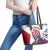 Liberia Lion Leather Tote Bag Grunge Style - Wonder Print Shop