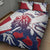 Liberia Lion Quilt Bed Set Grunge Style - Wonder Print Shop