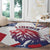 Liberia Lion Round Carpet Grunge Style