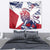 Liberia Lion Tapestry Grunge Style