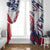 Liberia Lion Window Curtain Grunge Style - Wonder Print Shop