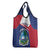 Personalised Liberia Grocery Bag Coat Of Arms - African Pattern